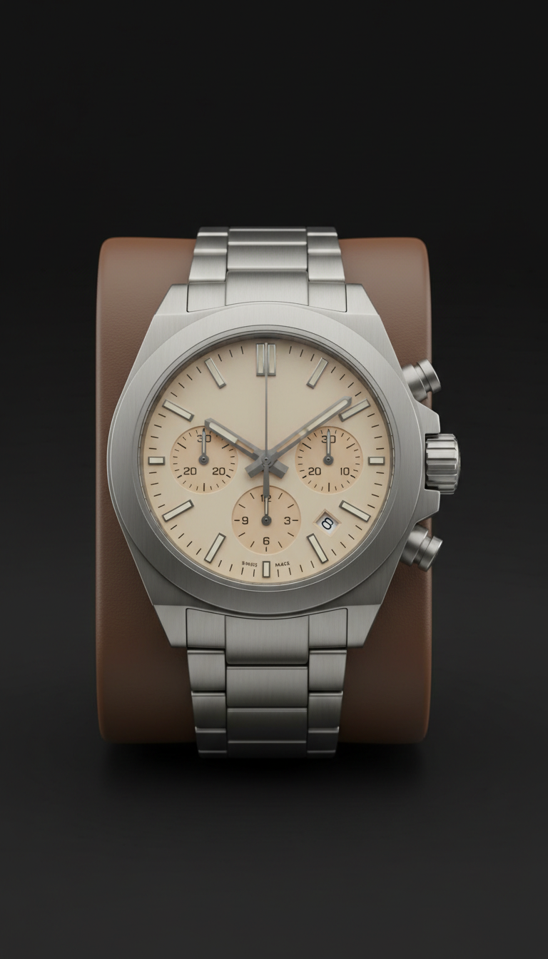 Titanium Sports Chronograph Wristwatch